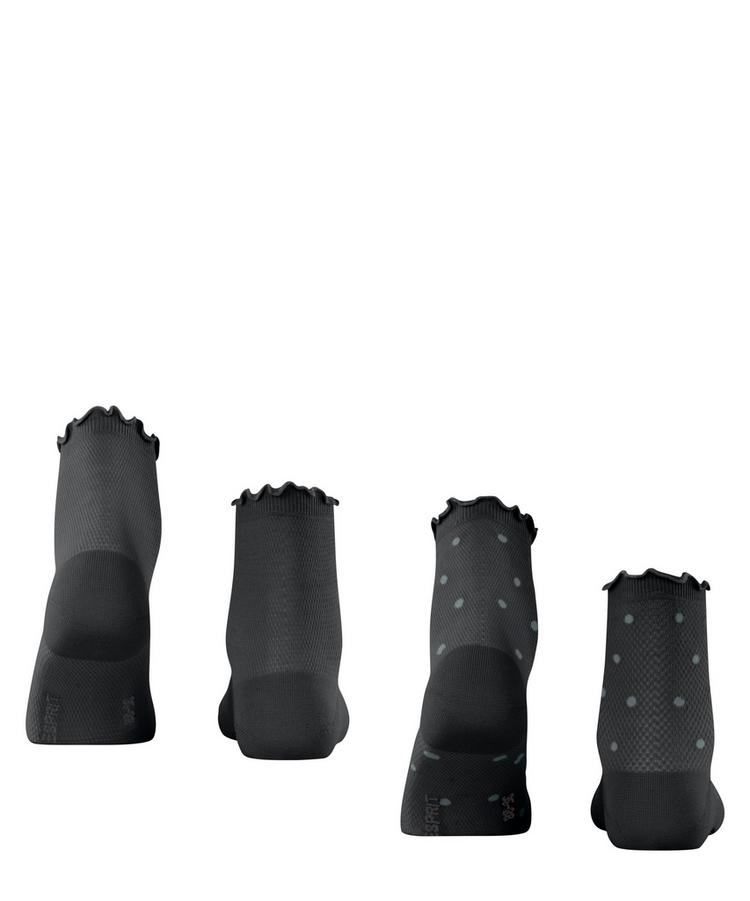 ESPRIT ESPRIT Mesh Dot SSO  2-Pack Socken Damen - black (3000) - 0 | SportScheck
