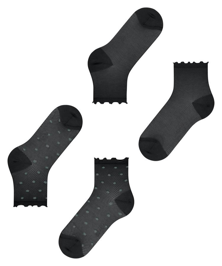 ESPRIT ESPRIT Mesh Dot SSO  2-Pack Socken Damen - black (3000) - 2 | SportScheck