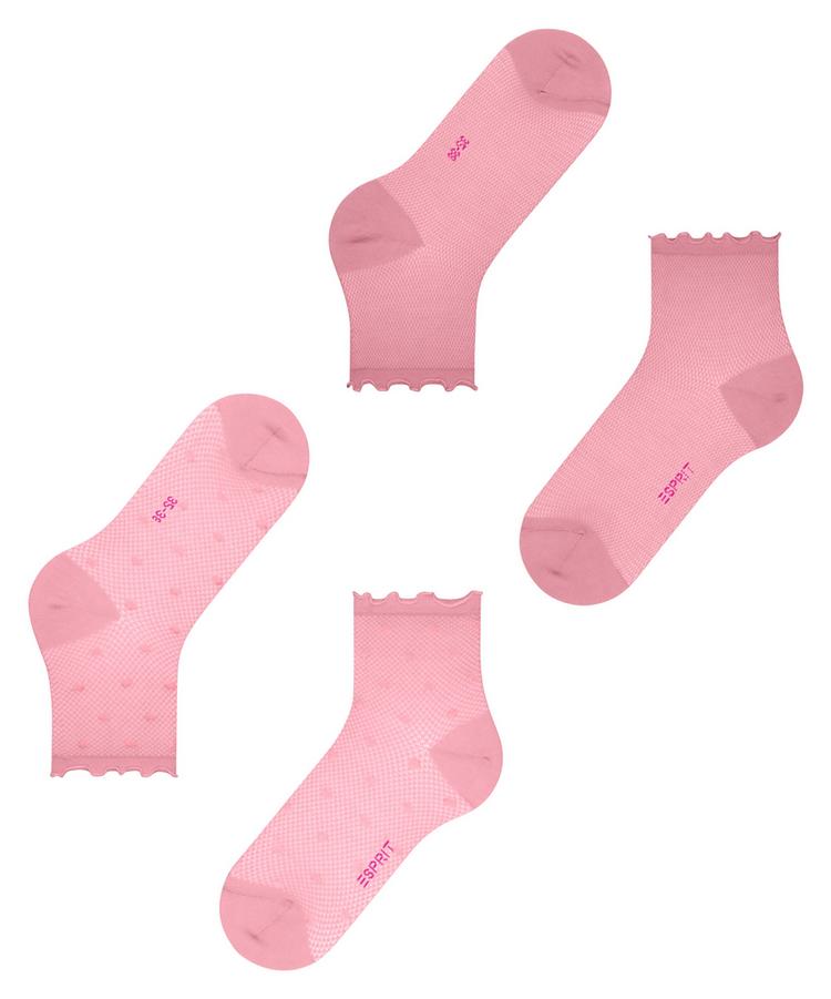 ESPRIT ESPRIT Mesh Dot SSO  2-Pack Socken Damen - bonbon (8476) - 2 | SportScheck
