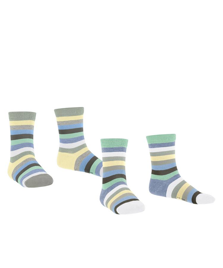 ESPRIT ESPRIT Multicolor Stripe SO  2-Pack Socken Kinder - jade (7188) - 0 | SportScheck