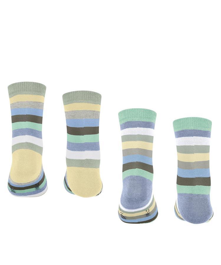 ESPRIT ESPRIT Multicolor Stripe SO  2-Pack Socken Kinder - jade (7188) - 0 | SportScheck