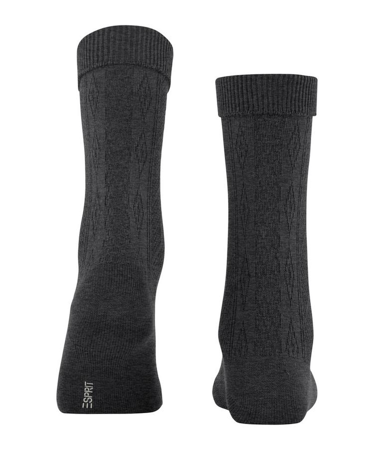 ESPRIT ESPRIT Cable Stitch Boot Socken Damen - anthra.mel (3081) - 0 | SportScheck