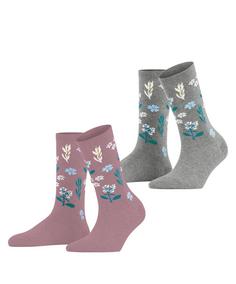 ESPRIT Winter Flower SO  2-Pack Freizeitsocken Damen sortiment (0010)
