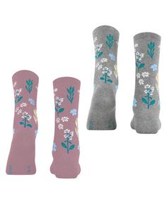 Rückansicht von ESPRIT Winter Flower SO  2-Pack Freizeitsocken Damen sortiment (0010)