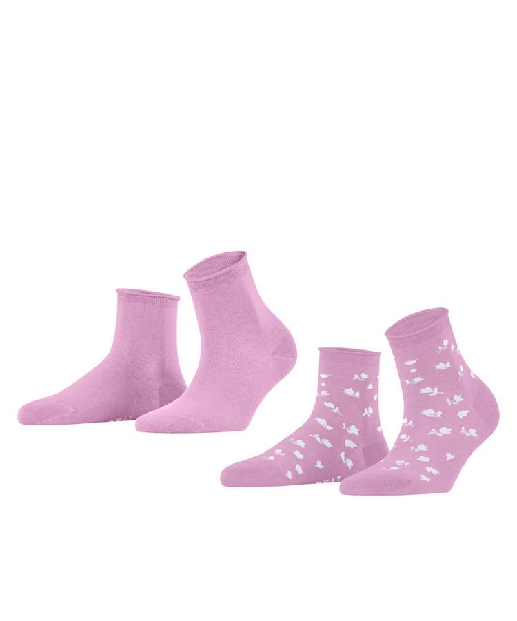 ESPRIT ESPRIT Mini Flower SSO  2-Pack Socken Damen - orchid (8621) - 0 | SportScheck