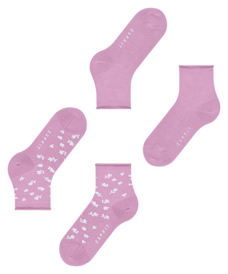ESPRIT ESPRIT Mini Flower SSO  2-Pack Socken Damen - orchid (8621) - 2 | SportScheck