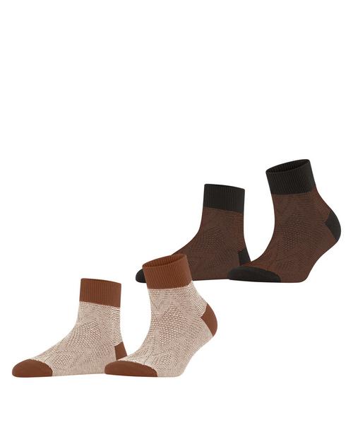 ESPRIT Cable Stitch SSO 2-pack Socken Damen