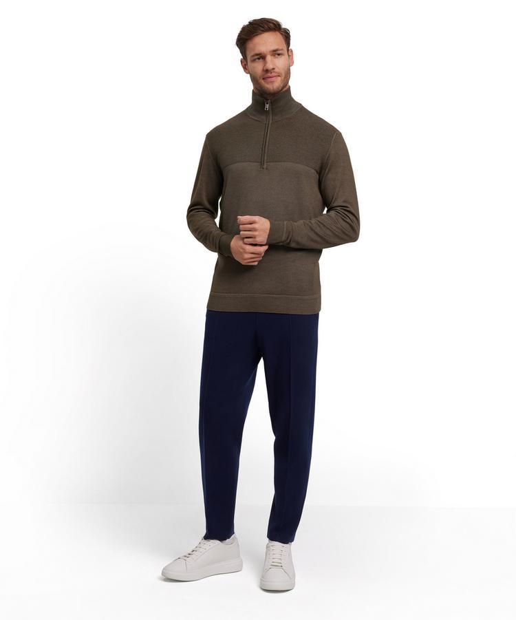 Falke Falke Mock Zip Gmt Dye Structure m Strickpullover Herren - military (7826) - 1 | SportScheck
