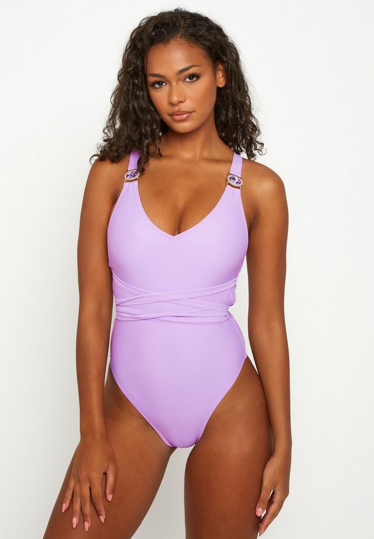 Moda Minx Moda Minx Amour Badeanzug Damen - Lilac - 0 | SportScheck