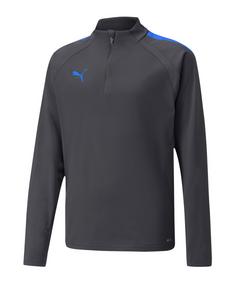 PUMA teamLIGA HalfZip Sweatshirt Kids Funktionssweatshirt Kinder graublau