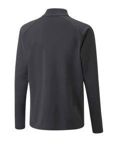 Rückansicht von PUMA teamLIGA HalfZip Sweatshirt Kids Funktionssweatshirt Kinder graublau