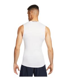 Rückansicht von Nike Pro Underwear Tanktop Funktionsshirt Herren weissschwarz