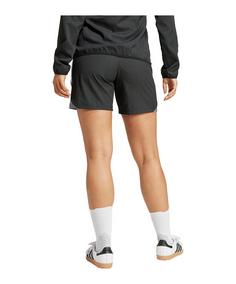 Rückansicht von adidas Tiro 25 Competition Downtime Short Damen Fußballshorts Damen schwarzgrau