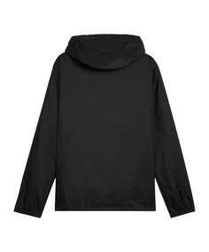 Rückansicht von PUMA teamADDITIONS Regenjacke Trainingsjacke Herren schwarz