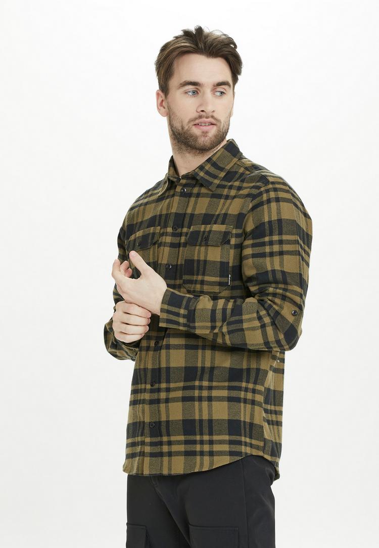 Whistler Whistler Flannel Langarmhemd Herren - 3123 Dark Olive - 1 | SportScheck