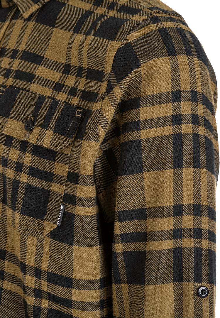 Whistler Whistler Flannel Langarmhemd Herren - 3123 Dark Olive - 2 | SportScheck