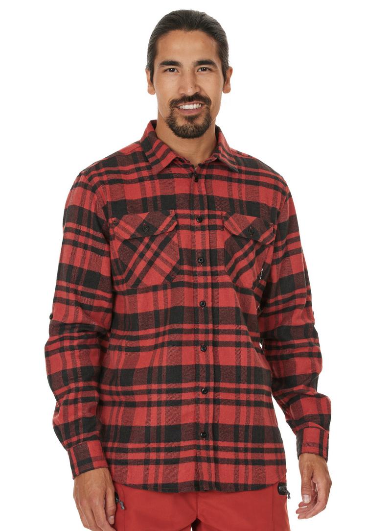Whistler Whistler Flannel Langarmhemd Herren - 5163 Chili Oil - 1 | SportScheck