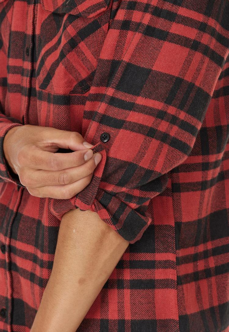 Whistler Whistler Flannel Langarmhemd Herren - 5163 Chili Oil - 1 | SportScheck