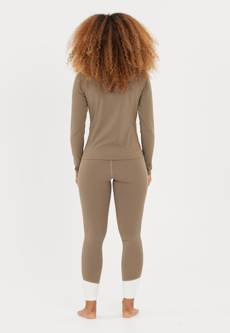 Athlecia Athlecia Midory Langarmshirt Damen - 3107 Walnut - 2 | SportScheck