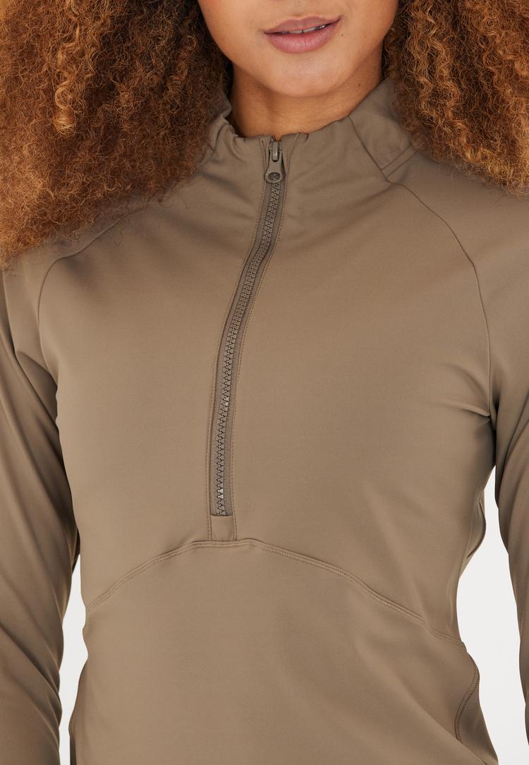 Athlecia Athlecia Midory Langarmshirt Damen - 3107 Walnut - 1 | SportScheck