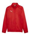 PUMA teamGOAL Allwetterjacke Regenjacke Herren - rotweiss