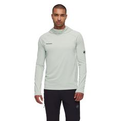 Rückansicht von Mammut Selun FL Sun Langarmshirt Herren silver sage