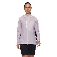 Rückansicht von Mammut Aenergy WB Hooded Windbreaker Damen alpine calamint