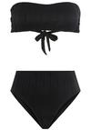 LSCN by Lascana Bandeau-Bikini Bikini Set Damen - schwarz