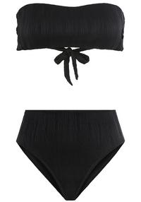 LSCN by Lascana Bandeau-Bikini Bikini Set Damen - schwarz