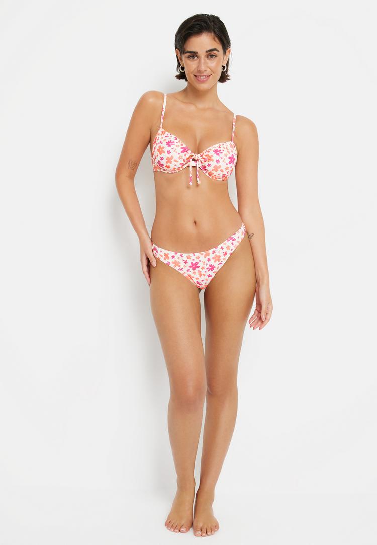 LSCN by Lascana LSCN by Lascana B&uuml;gel-Bikini Bikini Set Damen - creme bedruckt - 8 | SportScheck