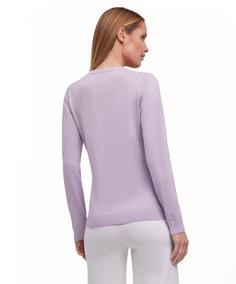 Rückansicht von Falke Pullover Strickpullover Damen lilac tint (8678)
