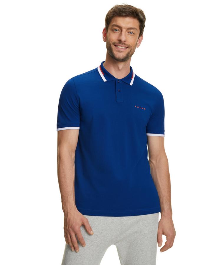 Falke Falke Polo Shirt Colour Edge Poloshirt Herren - petrol blue (6493) - 0 | SportScheck
