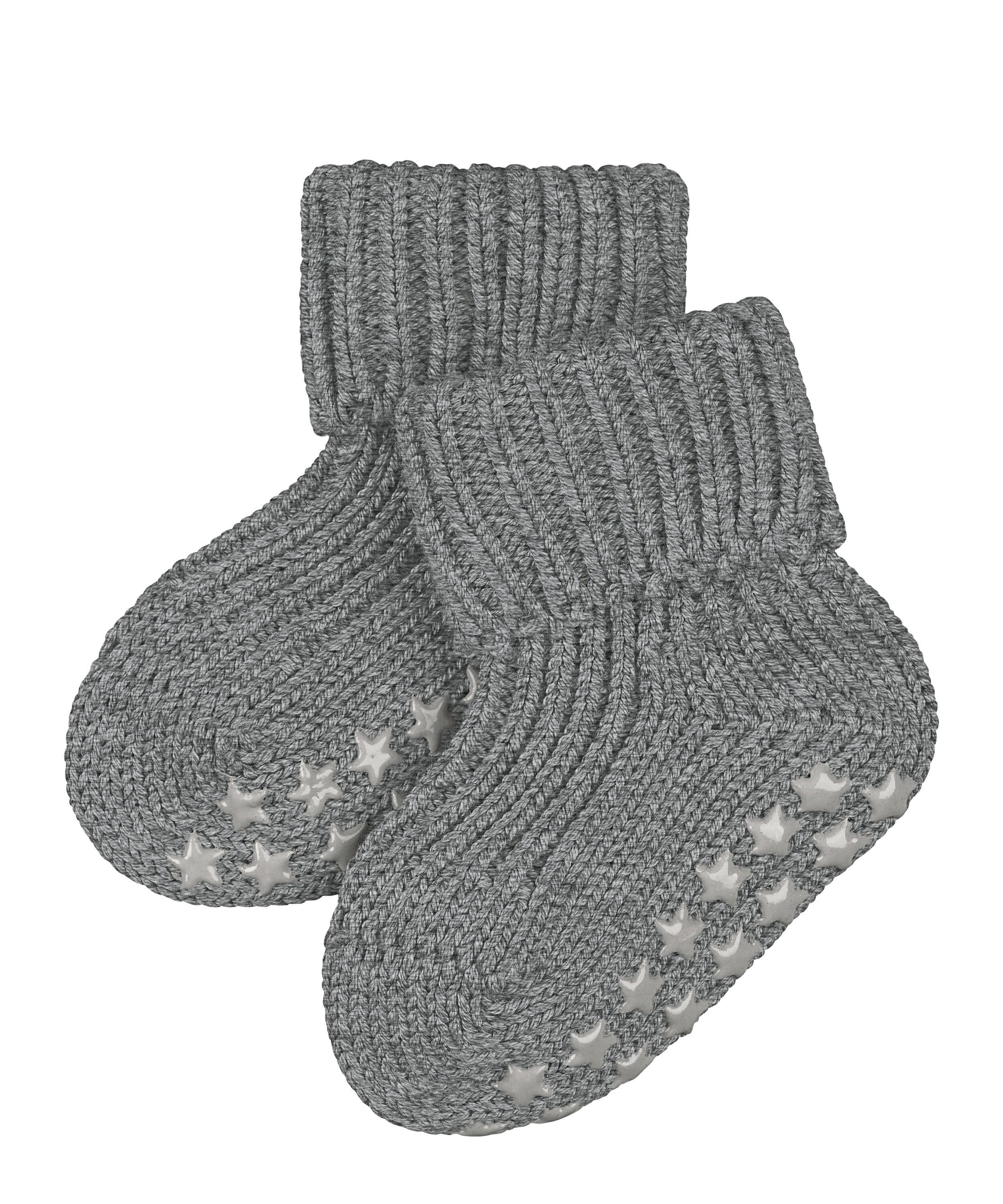 Falke Cotton Catspads SO CP Socken Kinder - light greymel. (3390)