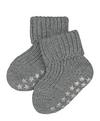 Falke Cotton Catspads SO CP Socken Kinder - light greymel. (3390)