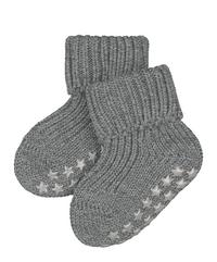 Falke Cotton Catspads SO CP Socken Kinder - light greymel. (3390)