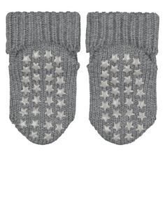 Rückansicht von Falke Cotton Catspads SO CP Freizeitsocken Kinder light greymel. (3390)