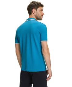 Rückansicht von Falke Polo Shirt Poloshirt Herren ocean (6836)