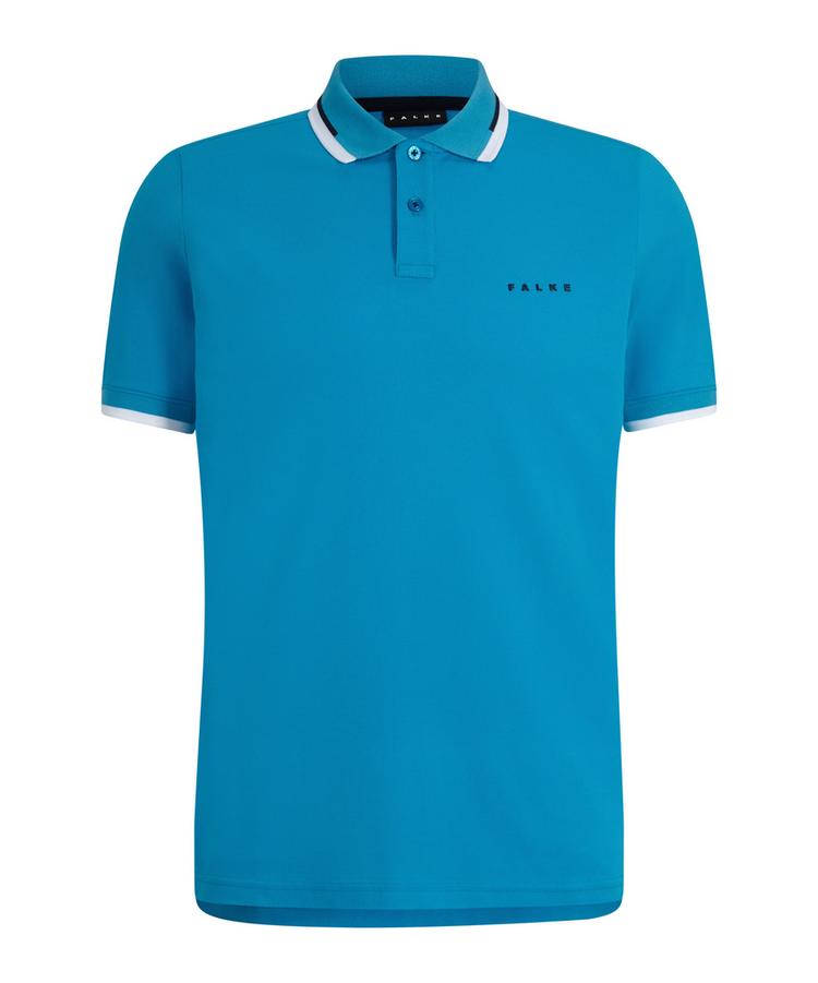 Falke Falke Polo Shirt Colour Edge Poloshirt Herren - ocean (6836) - 1 | SportScheck