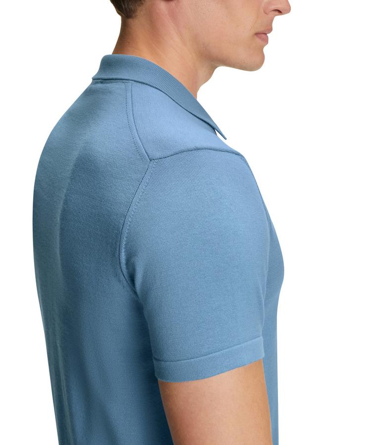 Falke Falke Cotton Polo Shirt Poloshirt Herren - azure (6280) - 3 | SportScheck