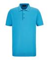 Falke Cotton Polo Shirt Poloshirt Herren - azzurro (6894)