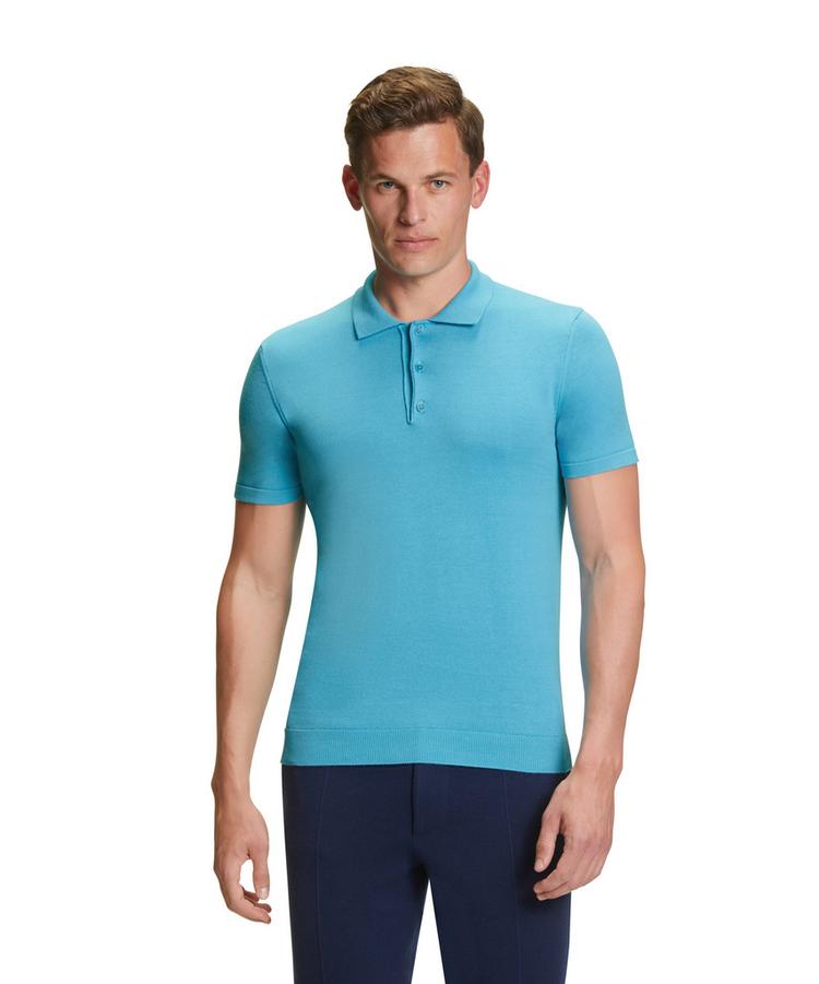 Falke Falke Cotton Polo Shirt Poloshirt Herren - azzurro (6894) - 0 | SportScheck