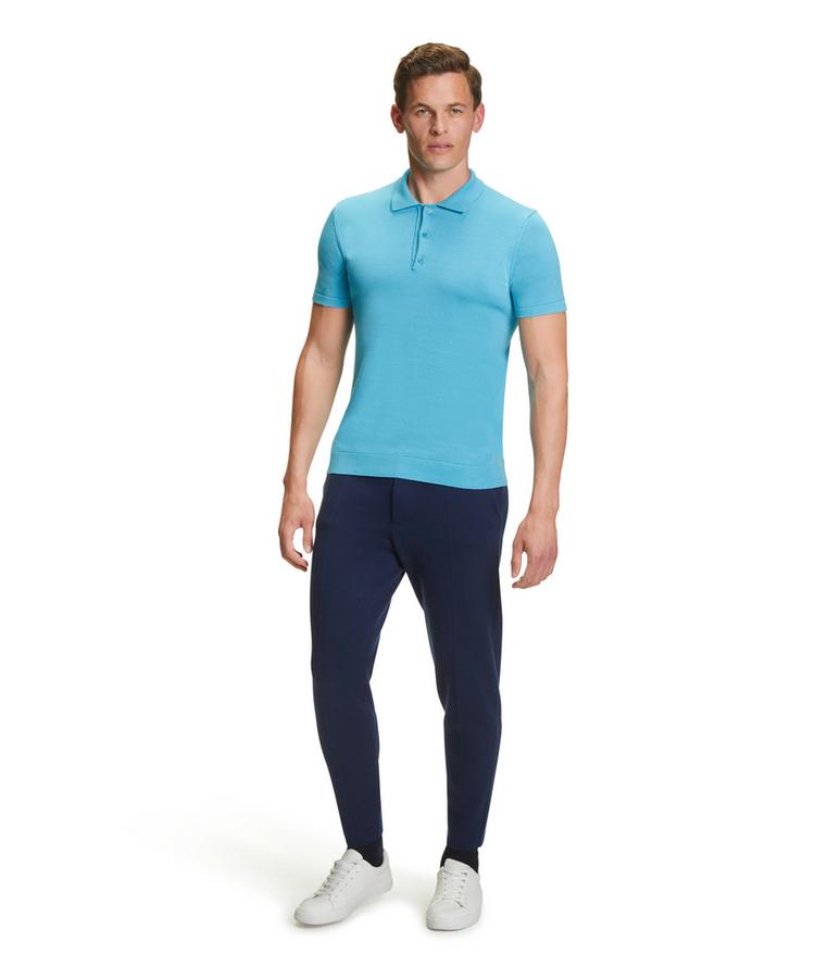 Falke Falke Cotton Polo Shirt Poloshirt Herren - azzurro (6894) - 1 | SportScheck