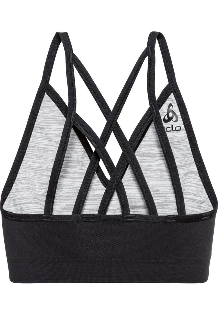 Odlo Odlo SEAMLESS SOFT BH Damen - black - grey melange(60066) - 1 | SportScheck