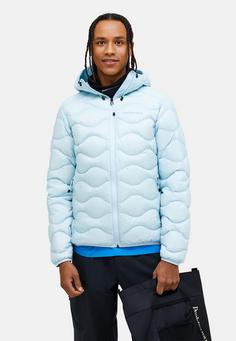 Rückansicht von Peak Performance M Helium Down Hood Jacket Steppjacke Herren PASTELLBLAU