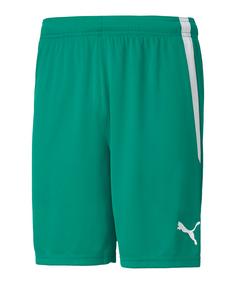 PUMA teamLIGA Short Fußballshorts Herren gruenweiss