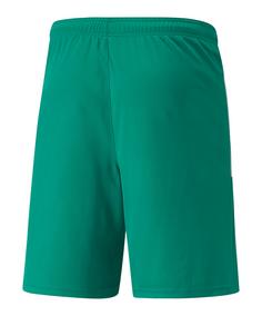 Rückansicht von PUMA teamLIGA Short Fußballshorts Herren gruenweiss