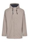 Derbe Passby_plain Regenjacke Herren - cobblestone_navy