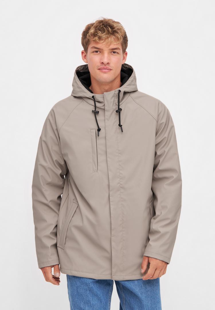 Derbe Derbe Passby_plain Regenjacke Herren - cobblestone_navy - 0 | SportScheck