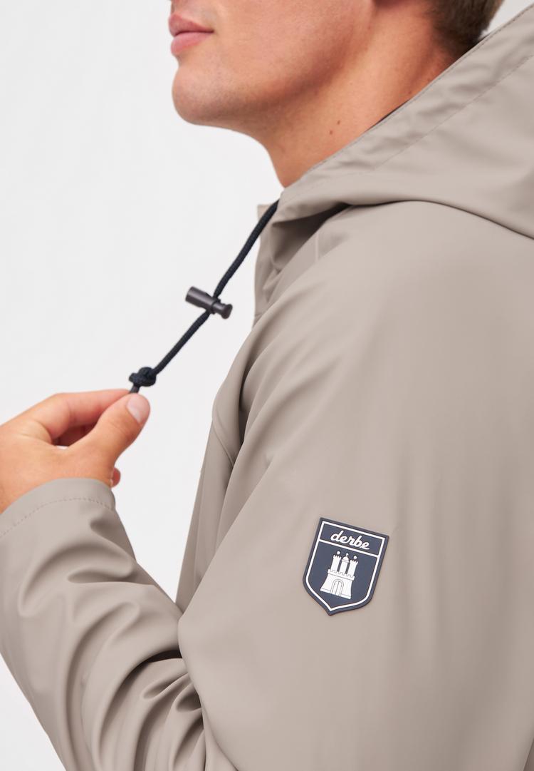 Derbe Derbe Passby_plain Regenjacke Herren - cobblestone_navy - 0 | SportScheck