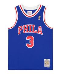 Mitchell & Ness NBA Philadelphia 76ers T-Shirt Herren - blau